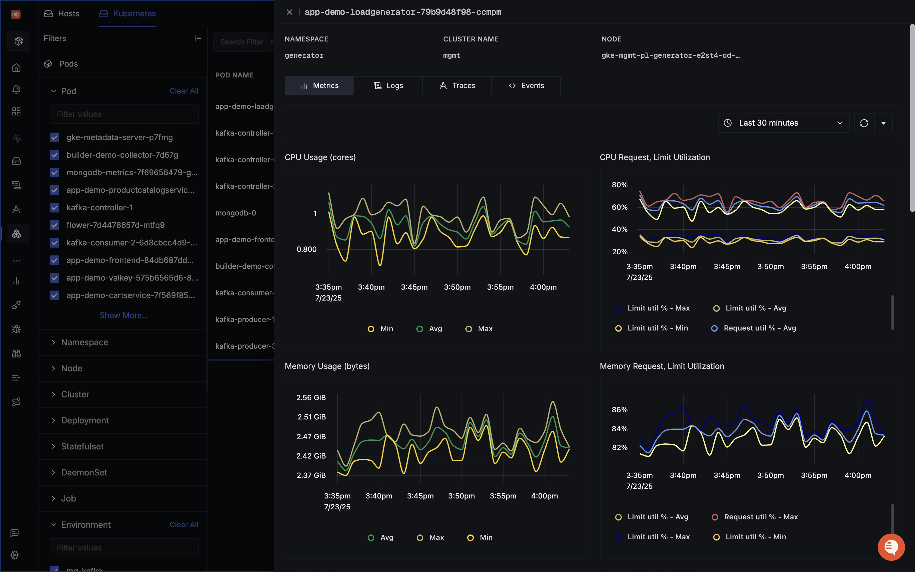 Kubernetes Infrastructure Monitoring in SigNoz